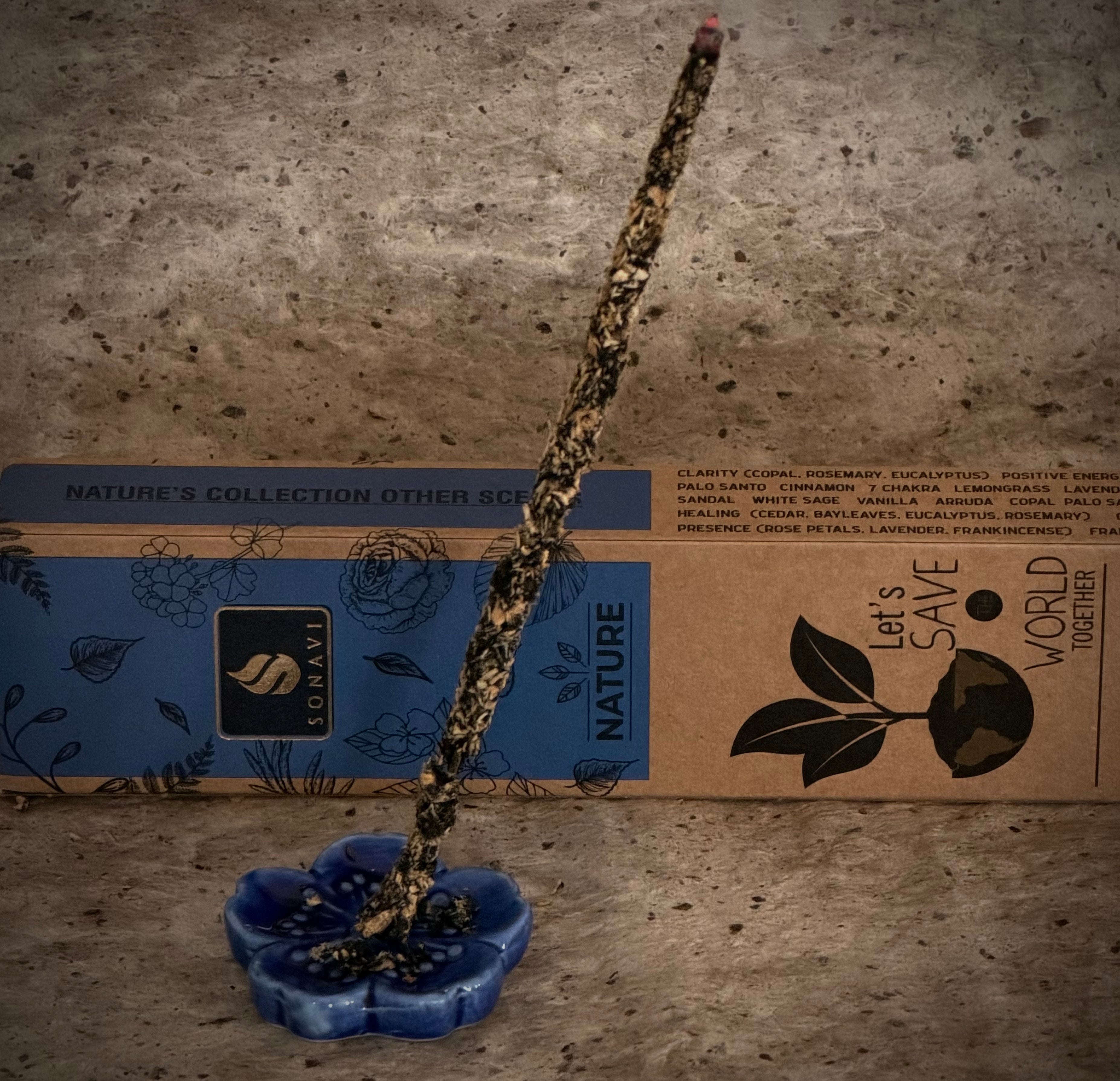 sonavi incense with 2" ceramic holder
